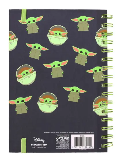 PYRAMID STAR WARS: THE MANDALORIAN (NAPS AND SNACKS) A5 WIRO NOTEBOOK-3