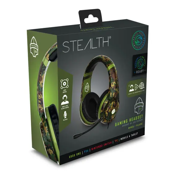 STEALTH MULTIFORMAT CAMO STEREO GAMING HEADSET - CRUISER-2