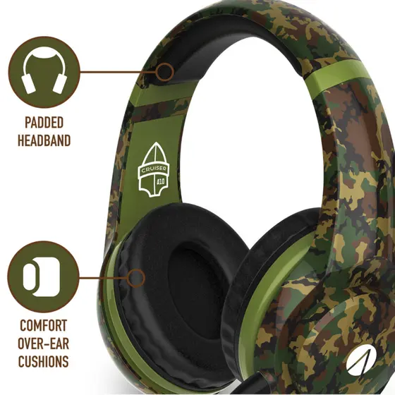 STEALTH MULTIFORMAT CAMO STEREO GAMING HEADSET - CRUISER-7