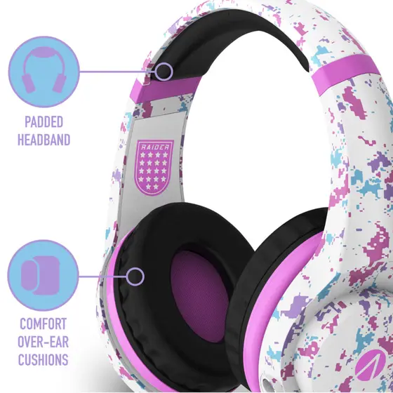 STEALTH MULTIFORMAT CAMO STEREO GAMING HEADSET – RAIDER-3