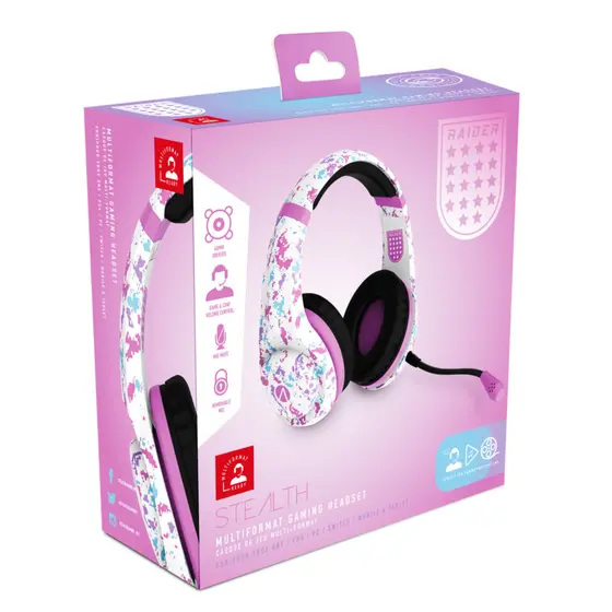 STEALTH MULTIFORMAT CAMO STEREO GAMING HEADSET – RAIDER-6