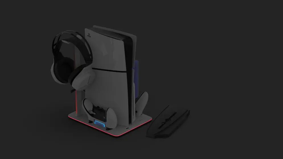 MAXX TECH PS5 STANDARD & SLIM DLX LED MULTI-FUNCTION CHARGING STAND-9