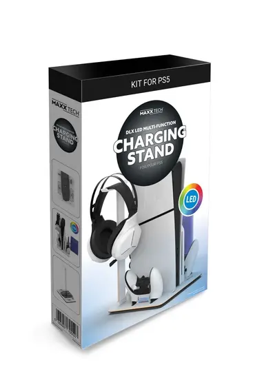 MAXX TECH PS5 STANDARD & SLIM DLX LED MULTI-FUNCTION CHARGING STAND-1
