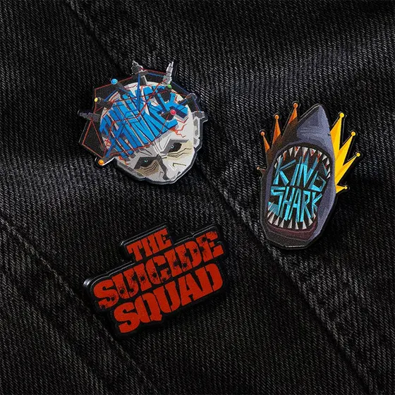 NUMSKULL SUICIDE SQUAD PIN BADGE SET-3