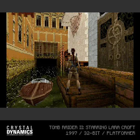 EVERCADE VS-R CONSOLE WITH TOMB RAIDER COLLECTION 1-12