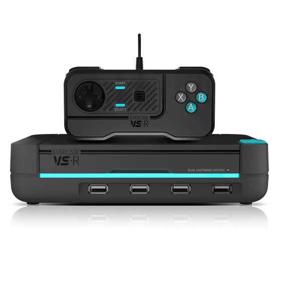 EVERCADE VS-R CONSOLE WITH TOMB RAIDER COLLECTION 1-1