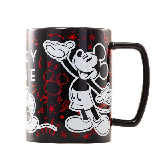 PYRAMID MICKEY MOUSE (SMILE) FUZZY MUG-1
