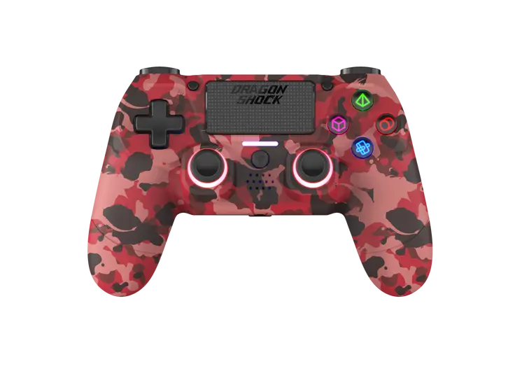 DRAGONSHOCK MIZAR WIRELESS CONTROLLER RED CAMO PS4, PC, MOBILE-0