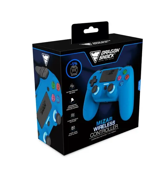 DRAGONSHOCK MIZAR WIRELESS CONTROLLER BLUE PS4, PC, MOBILE-2