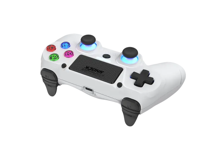 DRAGONSHOCK MIZAR WIRELESS CONTROLLER WHITE PS4, PC, MOBILE-6