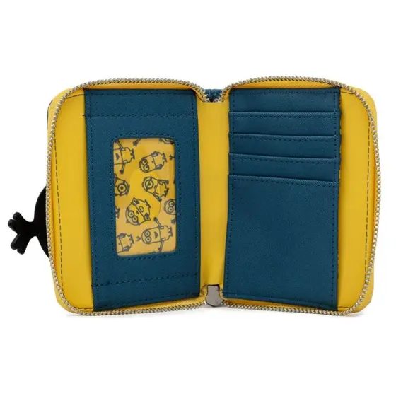 LOUNGEFLY MINION TRIPLE MINION BELLO ZIP AROUND WALLET-2
