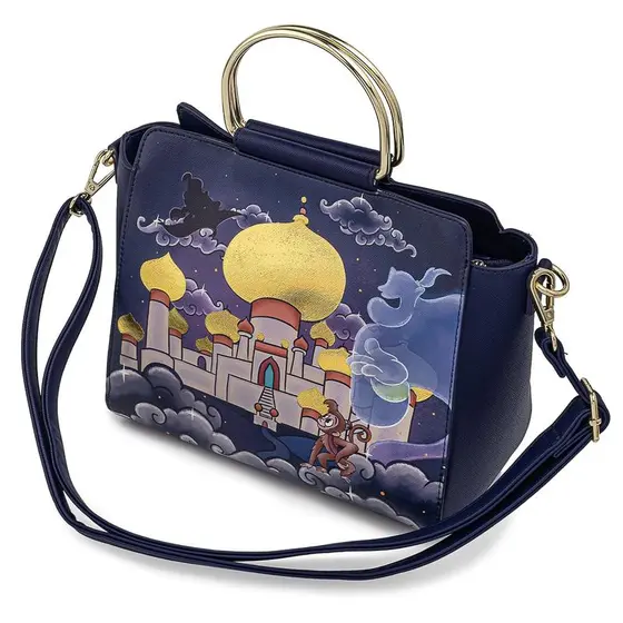 LOUNGEFLY DISNEY JASMINE CASTLE CROSSBODY BAG-1
