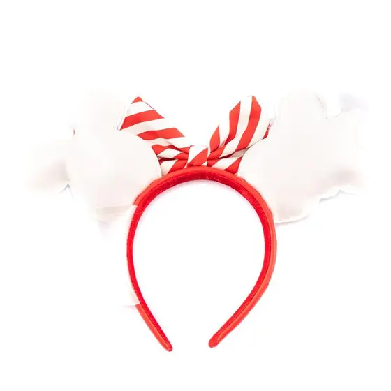 LOUNGEFLY DISNEY SNOWMAN MICKEY MINNIE HEADBAND-1