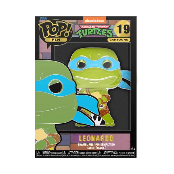 FUNKO POP PIN: TEENAGE MUTANT NINJA TURTLES - LEONARDO-0