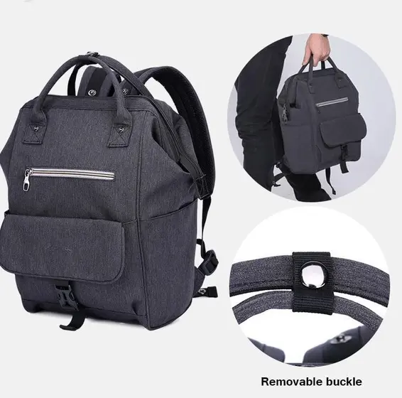 TIGERNU BACKPACK LAPTOP T-B3184 13.3" GREY-6