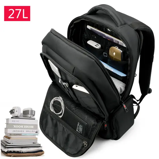 TIGERNU BACKPACK LAPTOP T-B3143-USB 15.6" BLACK-8
