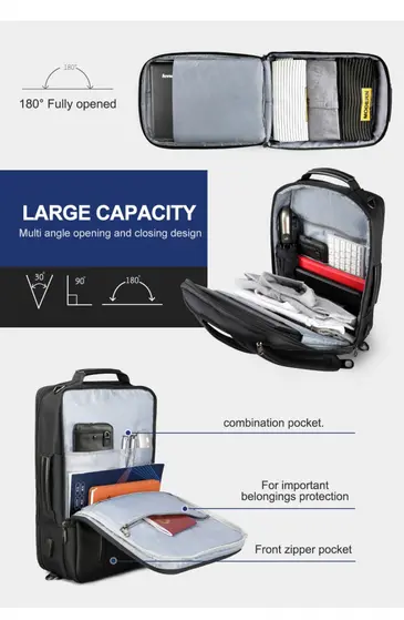 TIGERNU BACKPACK/BAG LAPTOP T-B3639 15.6" BLACK-6