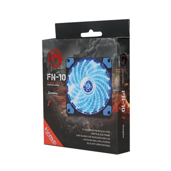 MARVO FN-10BL LED FAN BLUE-4