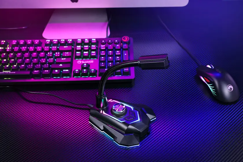 MARVO MIC-05 WIRED MICROPHONE RGB-9