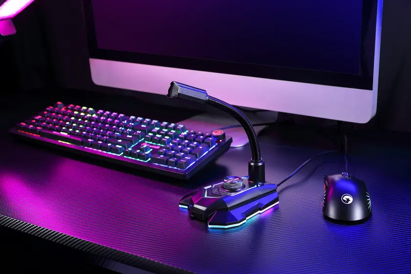 MARVO MIC-05 WIRED MICROPHONE RGB-6
