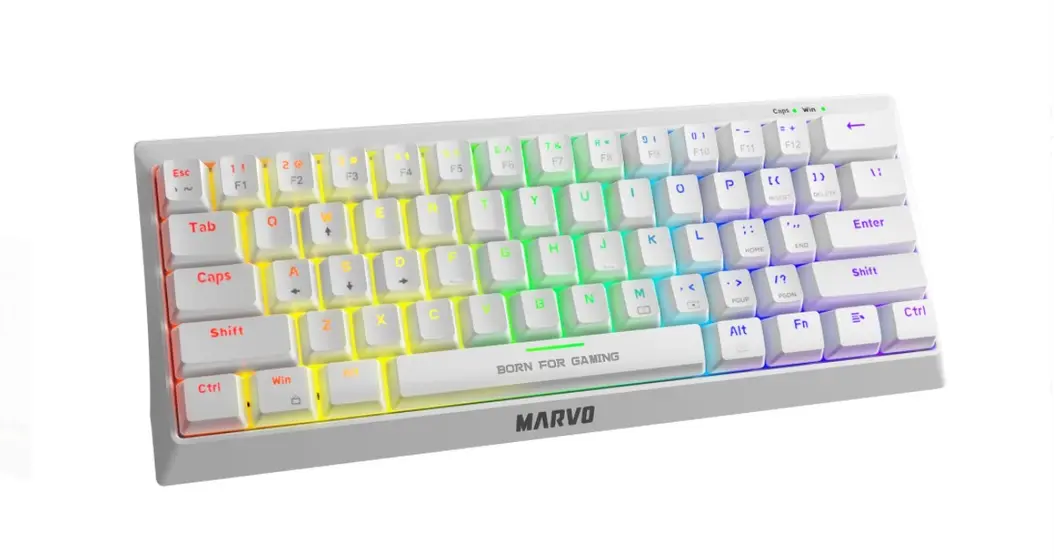 MARVO KG962 MECHANICAL KEYBOARD - WHITE-1
