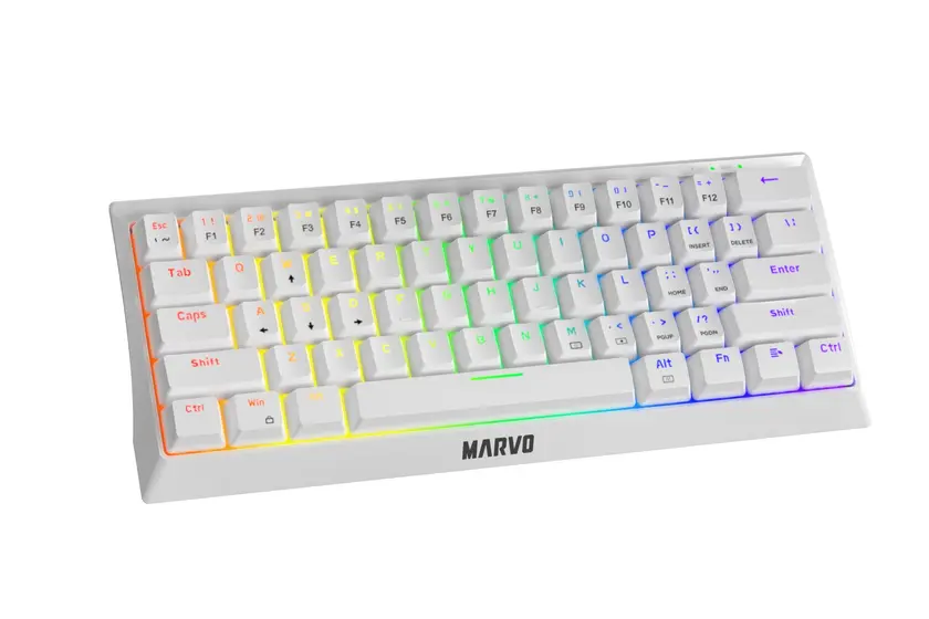 MARVO KG962 MECHANICAL KEYBOARD - WHITE-4