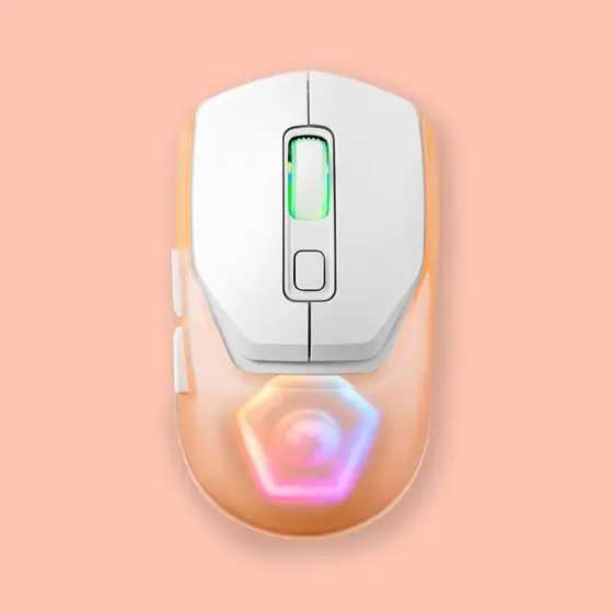 MARVO Z FIT PRO G1W WIRELESS GAMING MOUSE WHITE-1