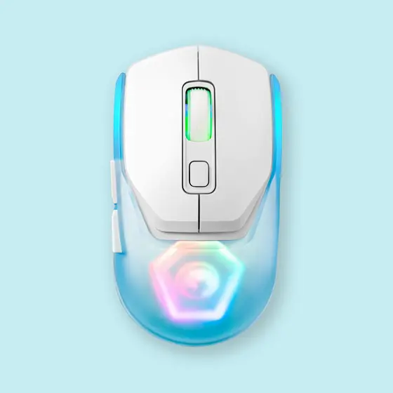 MARVO Z FIT PRO G1W WIRELESS GAMING MOUSE WHITE-3