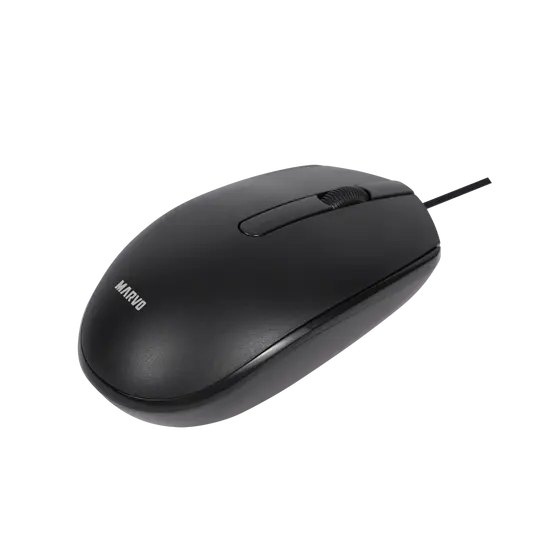 MARVO OFFICE MS003 BK WIRED MOUSE-2