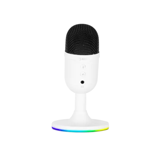 MARVO MIC-06 WH WIRED MICROPHONE RGB WHITE-0