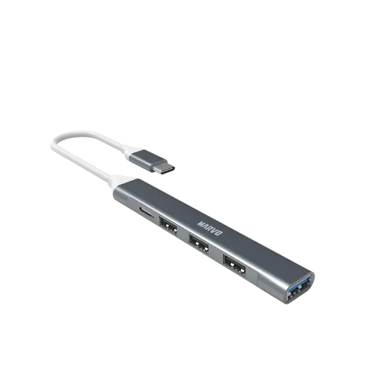 MARVO UH008 USB HUB (USB C to A 3x USB 2.0 1xUSB 3.0)-2