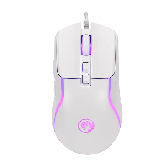 MARVO M292 WH CAPO 20 WHITE WIRED MOUSE-0