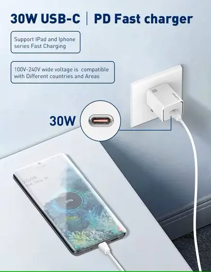 LDNIO CHARGER 30W 5V 3A A1508C-13
