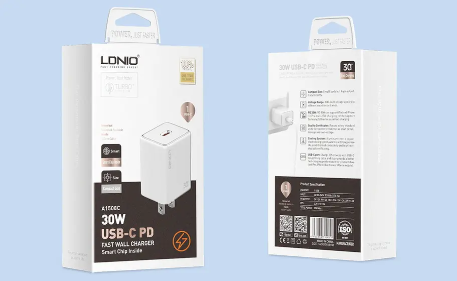LDNIO CHARGER 30W 5V 3A A1508C-6