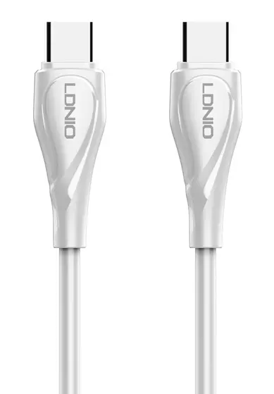 LDNIO CHARGING DATA CABLE (C-C) 65W 2M WHITE LC611C-0