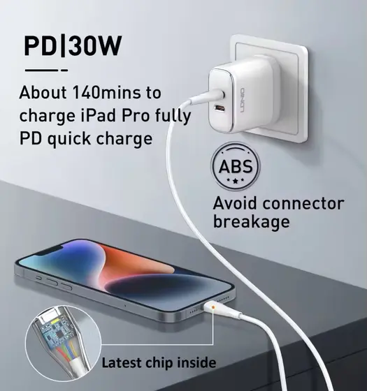LDNIO CHARGING DATA CABLE (C-C) 65W 2M GREEN LC612C-3