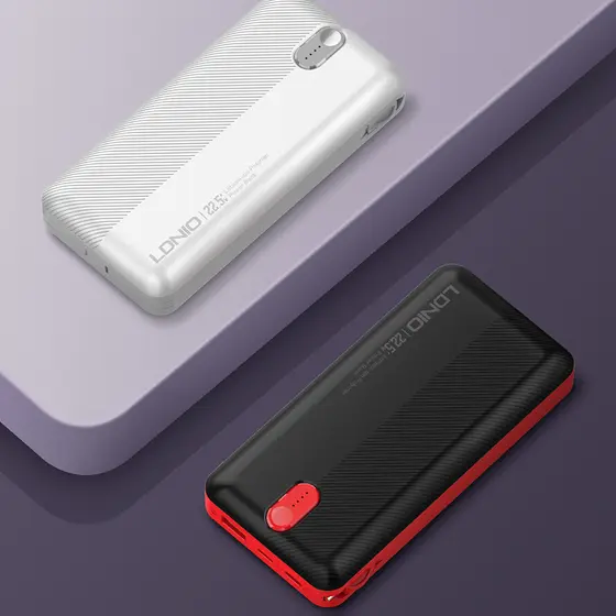 LDNIO POWER BANK 20000mAh 22,5W 5V 3A 2 PORT (2A) + 2 CABLE (1C1L) PQ24-7