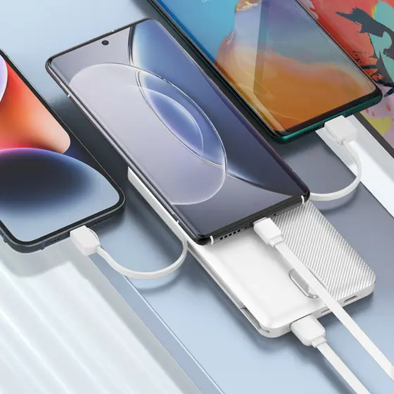 LDNIO POWER BANK 10000mAh 22,5W 5V 3A 1 PORT (1A) + 2 CABLE (1C1L) PQ13-9
