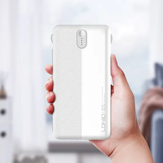 LDNIO POWER BANK 10000mAh 22,5W 5V 3A 1 PORT (1A) + 2 CABLE (1C1L) PQ13-8