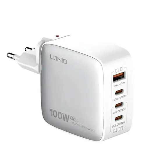 LDNIO CHARGER 4 PORT (1A3C) 100W 15V 5A Q408-0