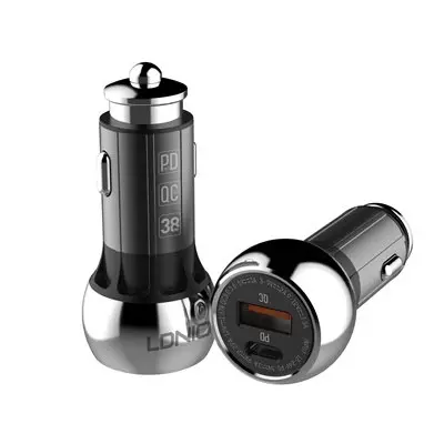 LDNIO CAR CHARGER 2 PORT (1A1C) 36W 5V 3A C1-3