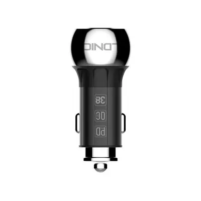 LDNIO CAR CHARGER 2 PORT (1A1C) 36W 5V 3A C1-4