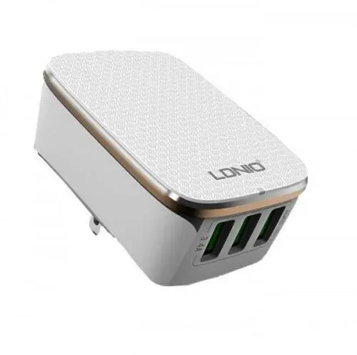LDNIO 3 X USB TRAVEL ADAPTER 5V/3.4A/17W A3304-1
