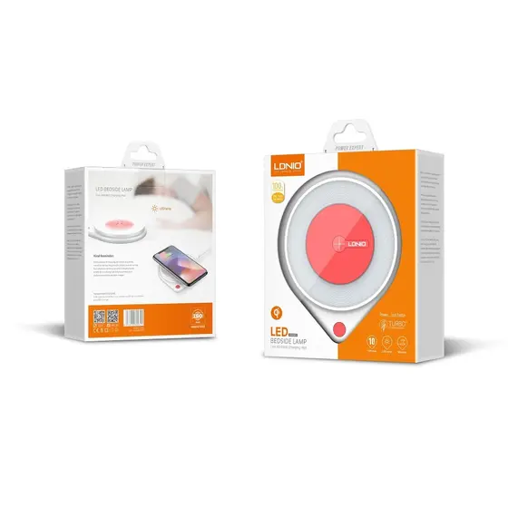LDNIO AW001 hitri brezžični polnilec z LED lučko-5