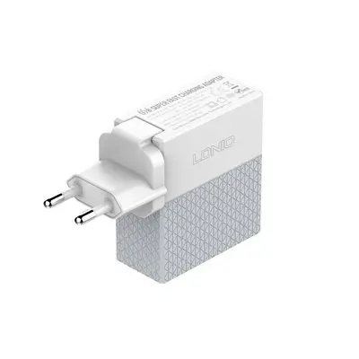 LDNIO CHARGER 2 PORT (1A1C) 65W 5V 3A A2620C-3