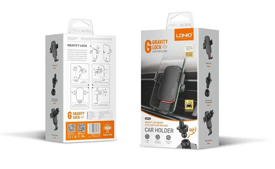 LDNIO MOBILE PHONE GRAVITY HOLDER FOR CAR MG10-4