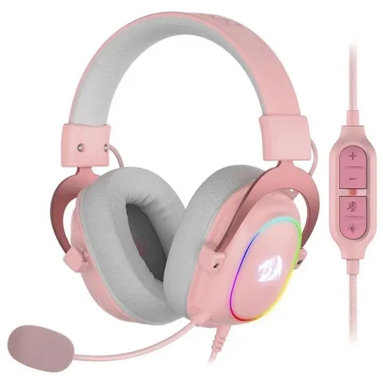HEADSET - REDRAGON ZEUS-X PINK-2