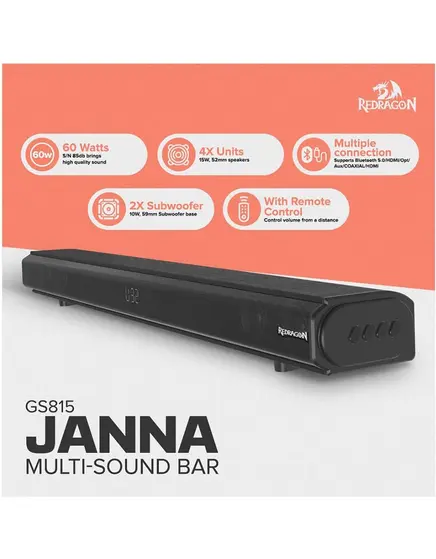 SOUNDBAR - REDRAGON JANNA GS815-3