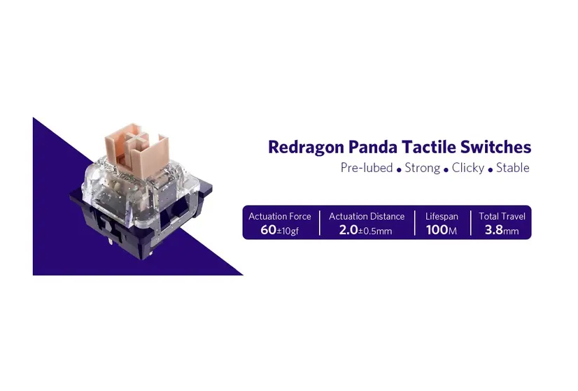 KEYBOARD SWITCH - REDRAGON PANDA A113 HP1-0