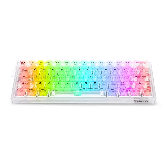 KEYBOARD - REDRAGON FIZZ K617CT-RGB WIRED MECHANICAL-3